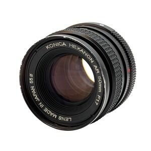 Konica Hexanon AR 50mm f1.7 Vintage Prime Manual Focus Lens Japan 55mm Filter